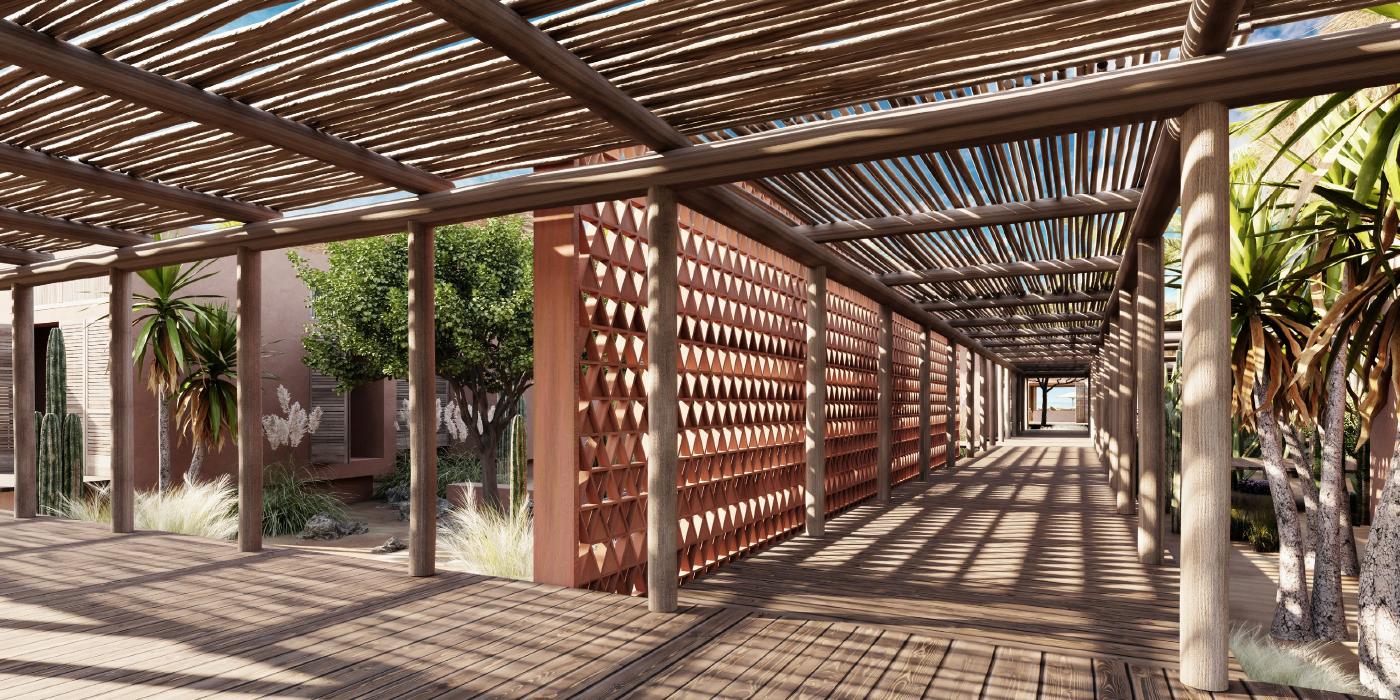 Landscape and pergola visualisation